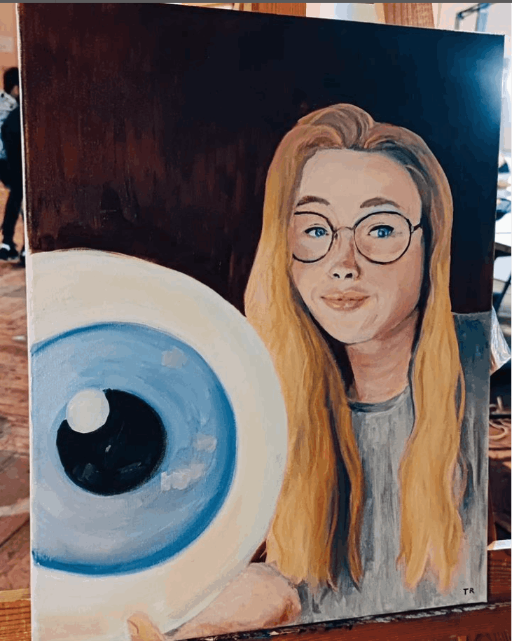 Autoportrait - Huile sur toile