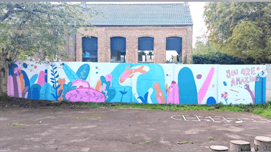 You are amazing - Bolatex sur mur béton